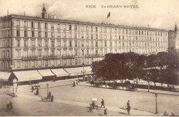 CPA - NICE - LE GRAND HOTEL - Cafés, Hôtels, Restaurants