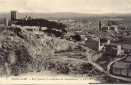 CPA - BEAUCAIRE - VUE GENERALE ET CHATEAU DE MONTMORENCY - Beaucaire