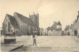 CPA - TANNAY - LA PLACE DE L'EGLISE (LE PLUS BEAU CLICHE) - Tannay