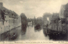 CPA -ABBEVILLE - VUE SUR LA SOMME PRISE DU PONT DE TALENCE - Abbeville