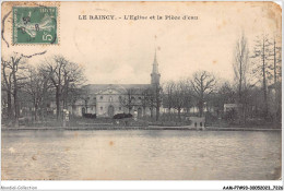 AAMP7-93-0619 - LE RAINCY - L'eglise Et La Piece D'eau - Le Raincy