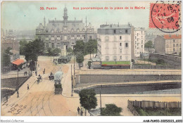 AAMP6-93-0499 - PANTIN - Vue Panoramique De La Place De La Mairie - Pantin