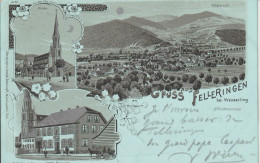 GRUSS AUS  FELLERINGEN EN 1903 - Guebwiller