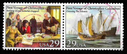 1992 Kolumbus  Michel US 2214 - 2215 Stamp Number US 2620 - 2621 Yvert Et Tellier US 2011 - 2012 Used - Used Stamps