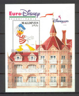 Disney Maldives 1992 EuroDisney - Donald MS MNH - Disney