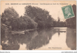 AASP1-0011 - BRIENON-SUR-ARMANCON - Les Barques Au Bord De L'armancon - Brienon Sur Armancon