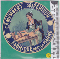 C1178 FROMAGE  CAMEMBERT SUPERIEUR MARNE FEMME - Kaas