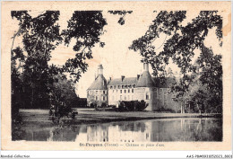 AASP8-0725 - SAINT-FARGEAU - Chateau Et Piece D'eau - Saint Fargeau