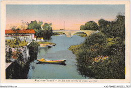 AASP8-0693 - PONT-SUR-YONNE - Un Joli Coin De L'ile En Amont Du Pont - Pont Sur Yonne