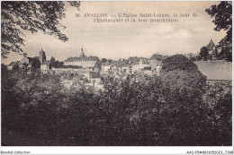 AASP5-0418 - AVALLON - Eglise Saint-lazare - La Tour De Lescharguet Et La Tour Beurdelaine - Avallon