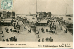 CPA -  PARIS - LE POINT DU JOUR (CARTE STEREOSCOPIQUE) 1905 - Multi-vues, Vues Panoramiques