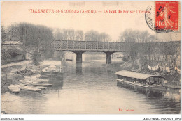 ABBP3-94-0193 - VILLENEUVE-SAINT-GEORGES - Le Pont De Fer Sur L'yerres - Villeneuve Saint Georges
