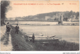 ABBP11-94-0970 - VILLENEUVE-SAINT-GEORGES -  Le Pont Suspendu - Villeneuve Saint Georges