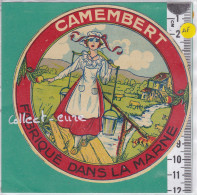 C1191 FROMAGE  CAMEMBERT  MARNE FEMME CARCAN  MOULIN A EAU  ?? RIVIERE - Fromage