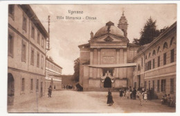 Cartolina - Vigevano - Villa Sforzesca - Chiesa - Pavia. - Vigevano