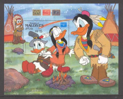 Disney Maldives 1986 Pocahantas Rescues MS MNH - Disney