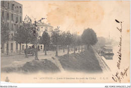 ABCP2-92-0122 - ASNIERES - Quais D'ASNIERES Du Pont De Clichy - Asnieres Sur Seine