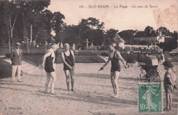 L'ISLE ADAM LA PLAGE UN PEU DE SPORT  HOMMES ET FEMMES MAILLOTS DE BAIN - L'Isle Adam