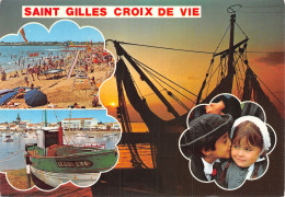 85-SAINT GILLES CROIX DE VIE-N° 4411-B/0345 - Saint Gilles Croix De Vie