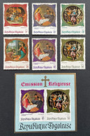 TOGO 1969 -NEUF**/MNH SERIE COMPLETE Mi 713 / 718 + BL 42 -   YT  610 / 614 + PA 111 + BF 38 - REGILION - Togo (1960-...)