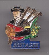 Pin's Bretagne Cornemuse Réf 7919JL - Ciudades