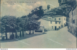 T365 Cartolina Montecatini Val Di Cecina Piazza Vittorio Emanuele 1936 Pistoia - Pistoia