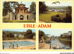 ADZP11-95-0909 - L'ISLE-ADAM - Le Vieux Pont - Dans Le Parc De Cassan - La Piscine - Le Parc De Cassan  - L'Isle Adam