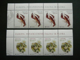 Europa CEPT. Crayfish, Water Lily # Lietuva Litauen Lituanie Litouwen Lithuania # 2024 MNH # - Litauen