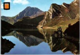 PYRÉNÉES CATALANES. -   Lac D'Escales Et Ruines Du Monastère De Lavaux. .   -    Non Circulée. - Autres & Non Classés