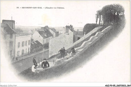ADZP9-95-0716 - BEAUMONT-SUR-OISE - L'escalier Du Château - Beaumont Sur Oise