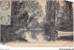 ADZP8-95-0611 - ENGHIEN-LES-BAINS - Promenade Sur Le Petit Lac - Enghien Les Bains