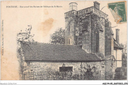 ADZP4-95-0308 - PONTOISE - Etat Actuel Des Ruines De L'abbaye De St-martin - Pontoise