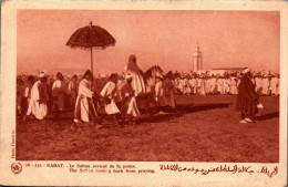 N°1162 W -cpa Rabat -le Sultan Revient De La Prière- - Rabat