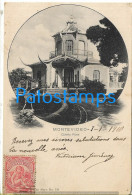 227762 URUGUAY MONTEVIDEO QUINTA FYNN YEAR 1910 CIRCULATED TO FRANCE POSTAL POSTCARD - Uruguay