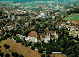 13606811 Lenzburg AG Fliegeraufnahme Mit Schloss Lenzburg AG - Autres & Non Classés