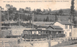 Ligne Du Tramway électrique De BELLEGARDE (Ain) à Chézery - La Gare - Voyagé 1915 (2 Scans) - Bellegarde-sur-Valserine