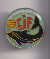 Pin's CJF Natation Dauphin  Fleury Les Aubray Dpt 45 Réf 7057JL - Swimming