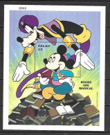 Disney Palau 1997 Books Are Magical MS MNH - Disney