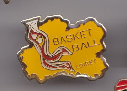 Pin's Basket Ball Loiret Dpt 45  Réf 7308JL - Basketbal