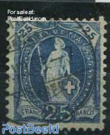 Switzerland 1899 25c, Grey-blue, Perf. 11.75:11.25, Used Stamps - Usati