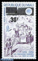 Mali 1992 30fr On 500fr, Stamp Out Of Set, Mint NH, Transport - Space Exploration - Malí (1959-...)