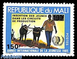 Mali 1992 150fr On 190fr, Mint NH, Nature - Various - Cattle - International Youth Year 1984 - Malí (1959-...)