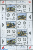 Austria 2004 Stamp Day M/s, Mint NH, Transport - Post - Stamp Day - Aircraft & Aviation - Ungebraucht