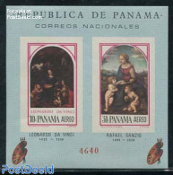 Panama 1966 Paintings S/s Imperforated, Mint NH, Art - Leonardo Da Vinci - Paintings - Raphael - Panama