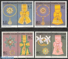 Thailand 1979 Decorations 4x2v [:], Mint NH, History - Thaïlande