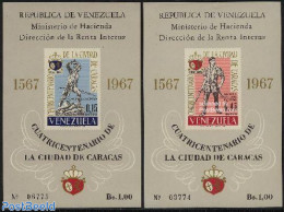 Venezuela 1967 Ciudad De Caracas 2 S/s, Mint NH, History - Various - Uniforms - Costumes