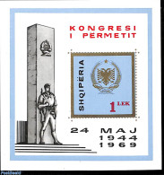 Albania 1969 Permet Congress S/s, Mint NH - Albanie