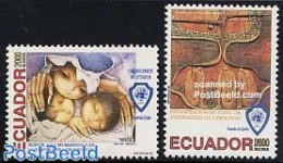 Ecuador 1996 Junior Chamber Of Commerce 2v, Mint NH, Various - Export & Trade - Usines & Industries