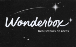 Carte Cadeau - Wonderbox - Voir Description -  GIFT CARD /GESCHENKKARTE - Tarjetas De Regalo