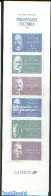 France 1987 Famous Persons 6v In Booklet, Mint NH, Health - History - Health - Nobel Prize Winners - Stamp Booklets - Nuevos